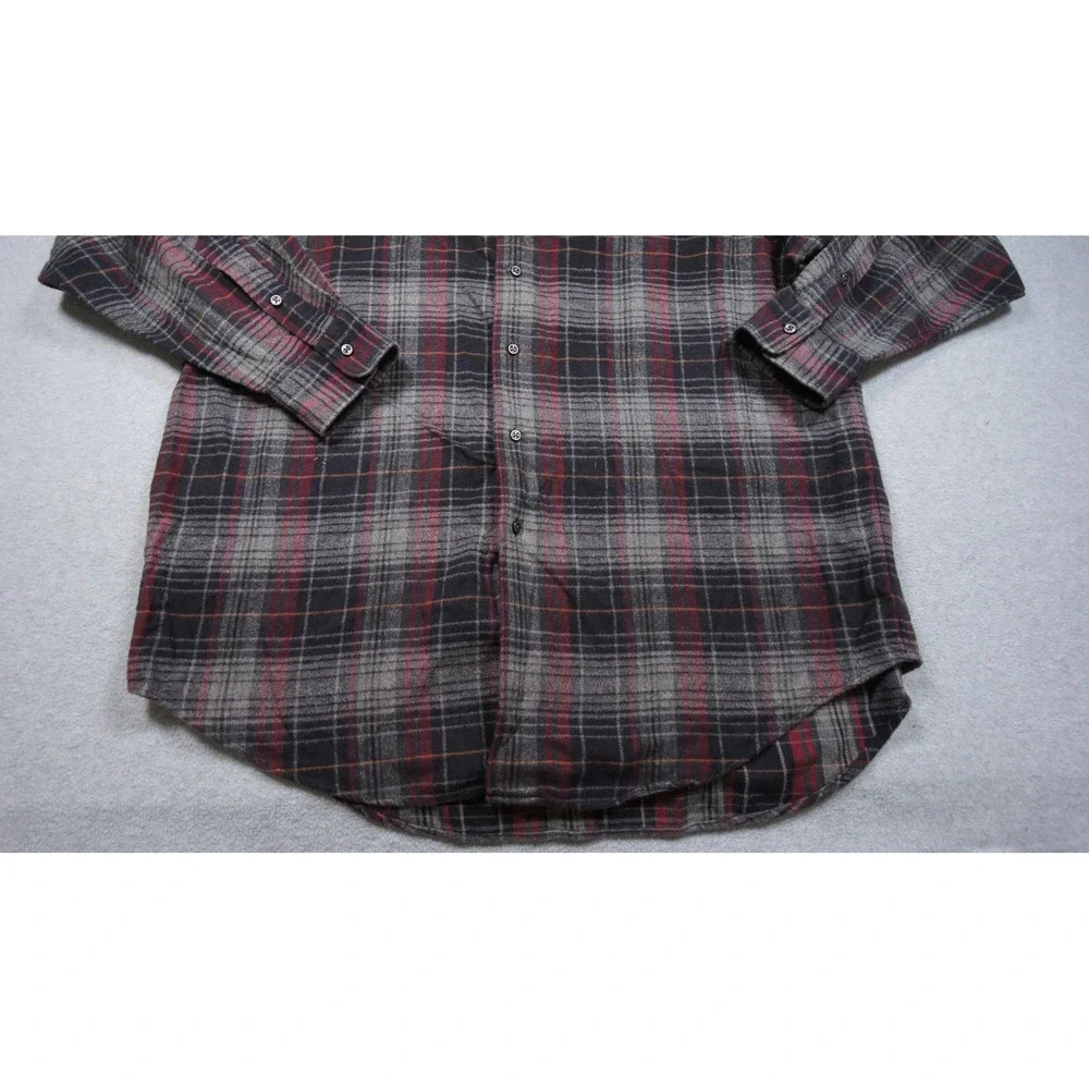 Vintage Polo Ralph Lauren Shirt Mens Large Button Down Long Sleeve Plaid Marlowe